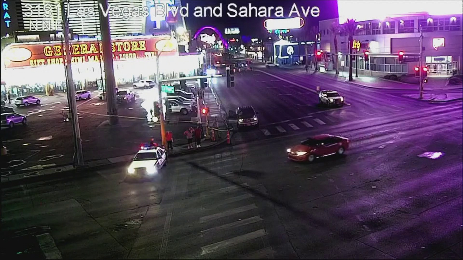 Las Vegas woman dies after being struck in crosswalk by pickup truck