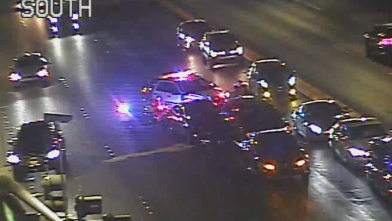 Police investigate hit-and-run crash on busy Las Vegas corridor
