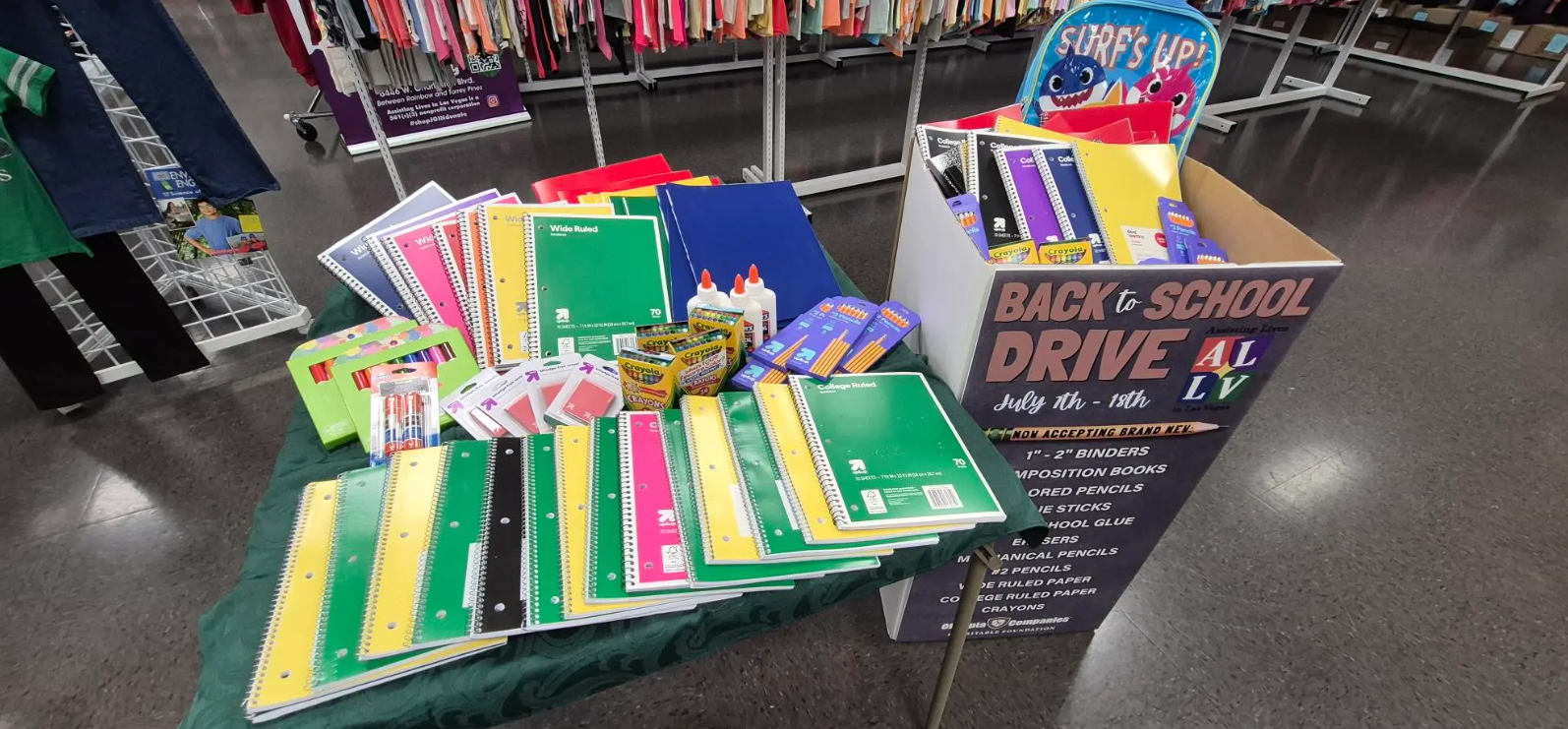 Local organizations step up to support Vegas students for new school year