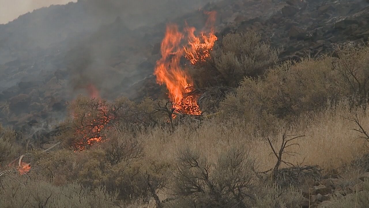 Gothic Fire reaches 10% containment after burning 30,000+ acres at Nevada Test Range