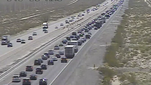 Major delays hit I-15 southbound as holiday travelers return to California