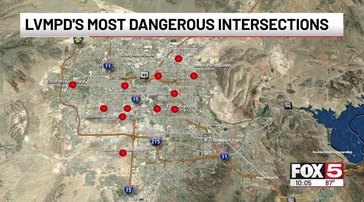 Metro launches aggressive enforcement at Las Vegas’s 12 deadliest intersections